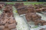 Old Truck springs laying on the yard